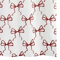 Avanti Christmas Bows Shower Curtain