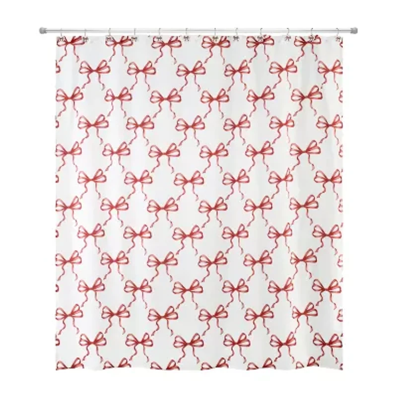 Avanti Christmas Bows Shower Curtain