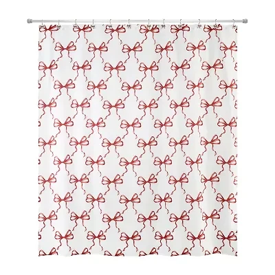 Avanti Christmas Bows Shower Curtain