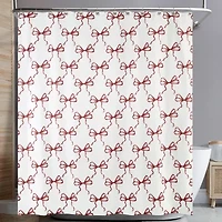 Avanti Christmas Bows Shower Curtain