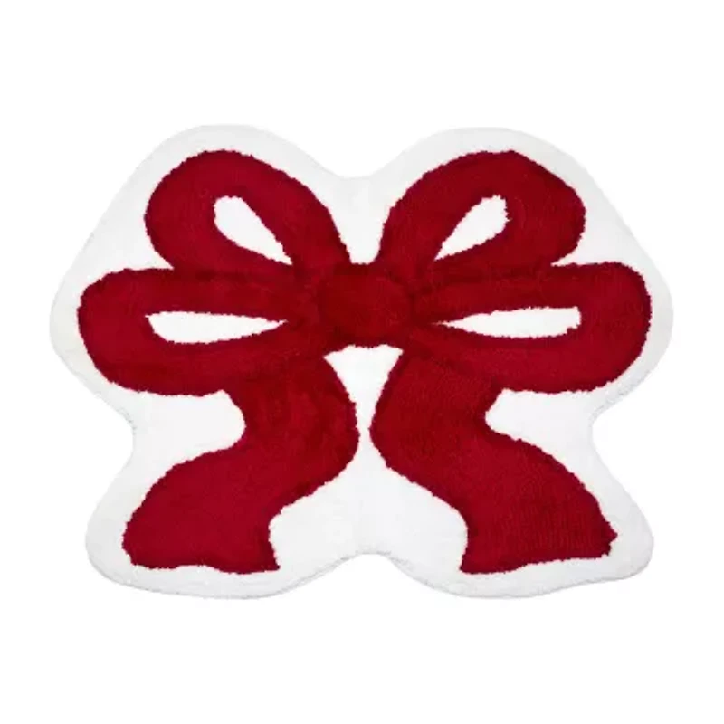 Avanti Christmas Bows Bath Rug