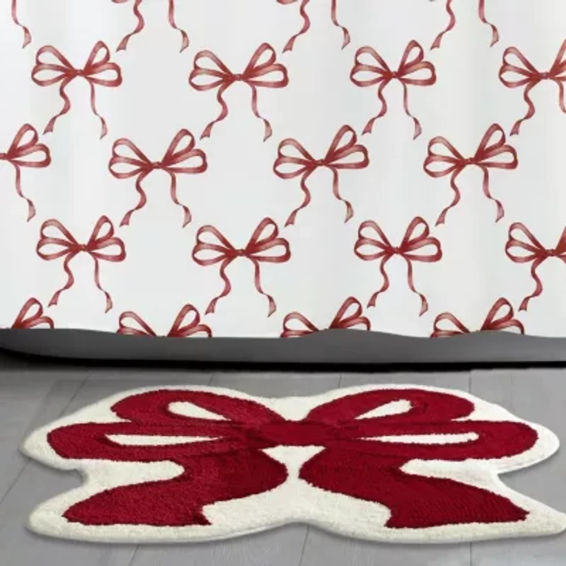 Avanti Christmas Bows Bath Rug