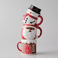 North Pole Trading Co. Mr. Clause Holiday Coffee Mug