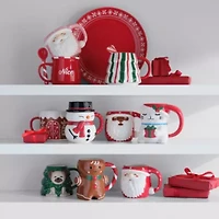 North Pole Trading Co. Mr. Clause Holiday Coffee Mug