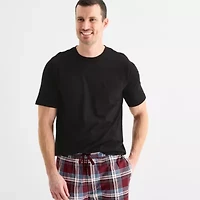 St. John's Bay Mens Crew Neck Long Sleeve 2-pc. Pajama Sets