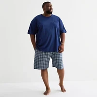 St. John's Bay Mens Crew Neck Short Sleeve Pajama Top