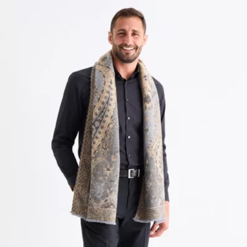Stafford Paisley Oversized Paisley Wrap Scarf