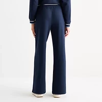 Stylus Womens Wide Leg High Rise Cropped Pant