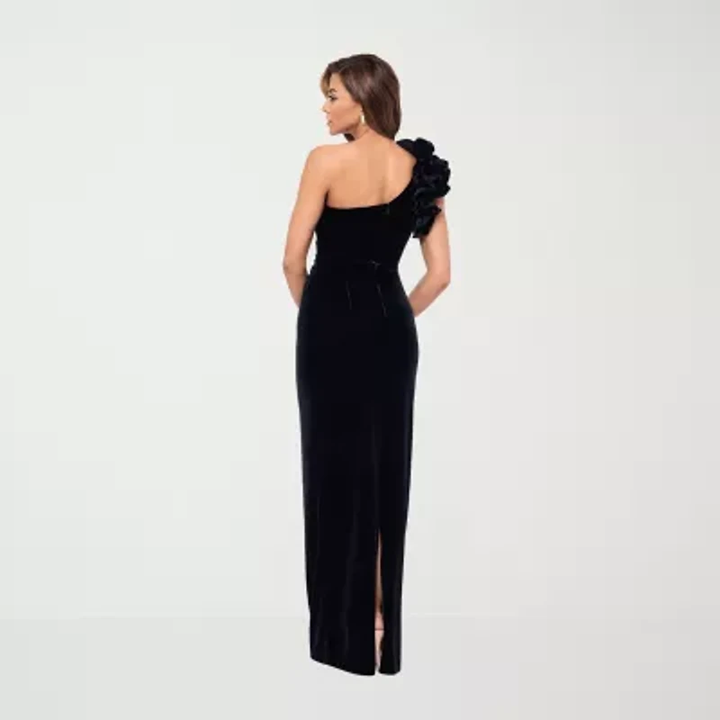 DJ Jaz Velvet Womens Sleeveless Evening Gown