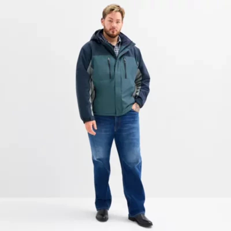 Free Country Mens Water Resistant Big and Tall Midweight Ski Jacket