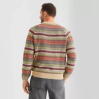 mutual weave Mens Crew Neck Long Sleeve Pullover Sweater