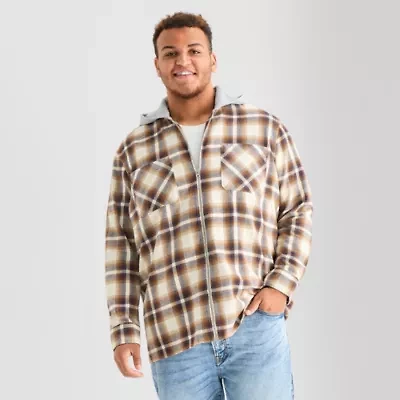 Arizona Mens Big and Tall Shirt Jacket