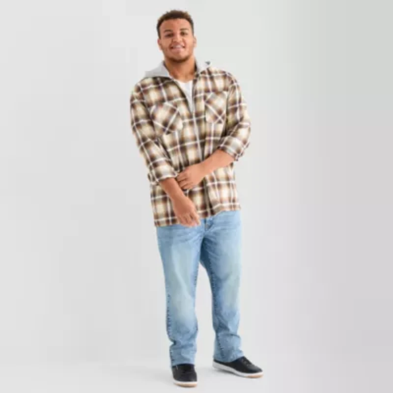 Arizona Mens Big and Tall Shirt Jacket