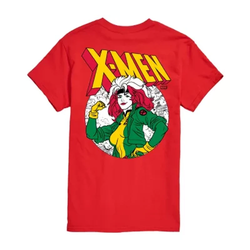 Mens Crew Neck Short Sleeve Regular Fit Marvel Big and Tall Graphic T-Shirt