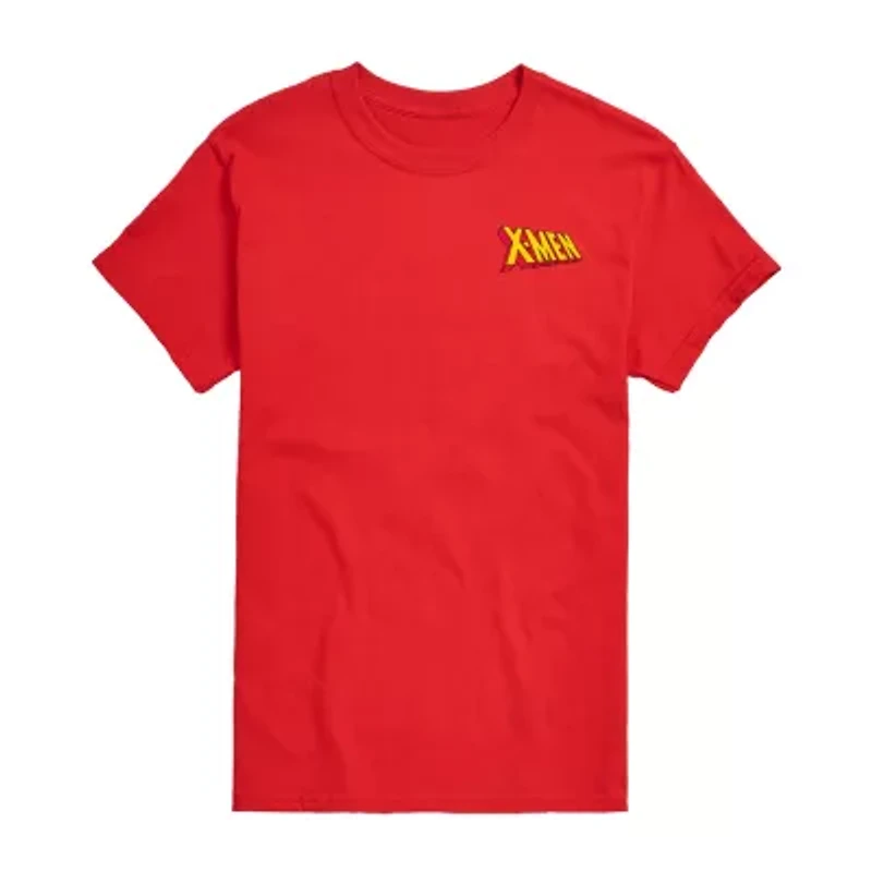 Mens Crew Neck Short Sleeve Regular Fit Marvel Big and Tall Graphic T-Shirt