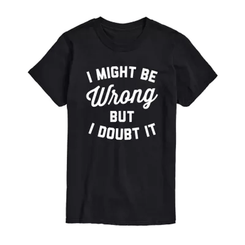 Mens Crew Neck Short Sleeve Regular Fit Big and Tall Graphic T-Shirt