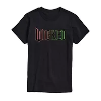 Mens Crew Neck Short Sleeve Regular Fit Wicked Big and Tall Graphic T-Shirt