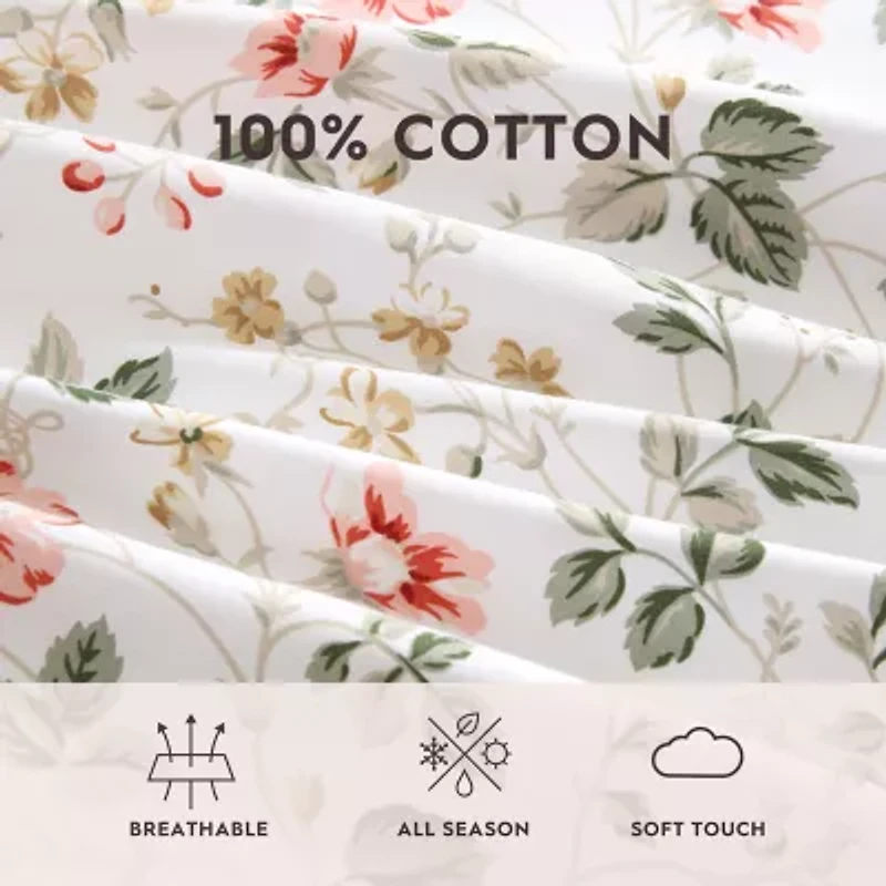 Laura Ashley Meadow Floral Sheet Set