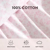 Laura Ashley Floral Toile Sheet Set
