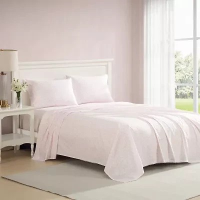 Laura Ashley Floral Toile Sheet Set