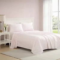 Laura Ashley Floral Toile Sheet Set