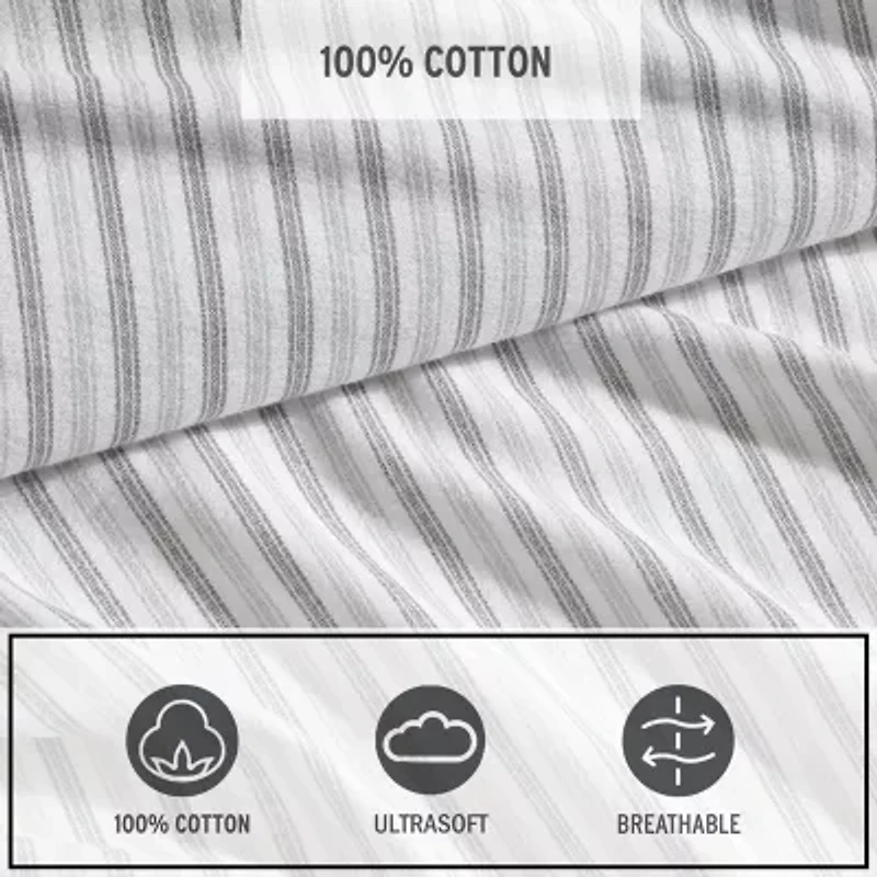 Eddie Bauer Ticking Stripe Sheet Set