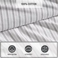Eddie Bauer Ticking Stripe Sheet Set
