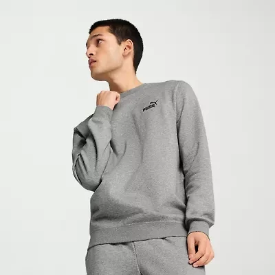 PUMA Essential Mens Crew Neck Long Sleeve Sweatshirt