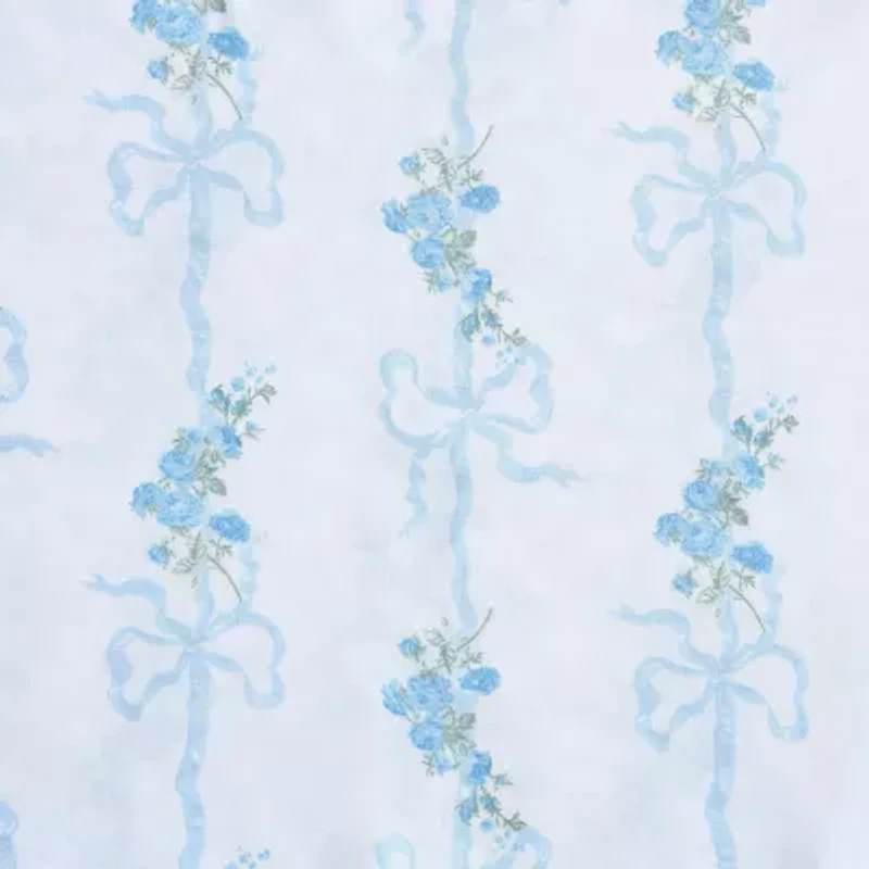 Laura Ashley Floral Ribbon Sheet Set