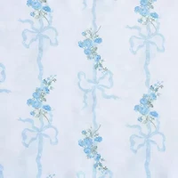 Laura Ashley Floral Ribbon Sheet Set