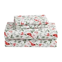Laura Ashley Jolly Cardinal Sheet Set