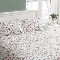 Laura Ashley Jolly Cardinal Sheet Set