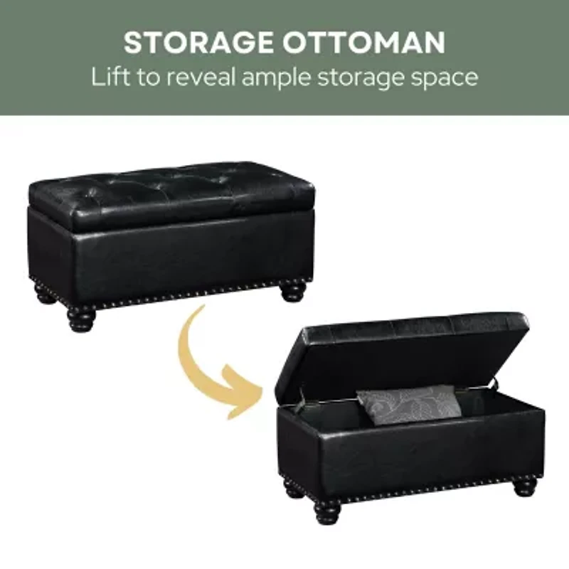 Designs4Comfort 7th Avenue Storage Ottoman
