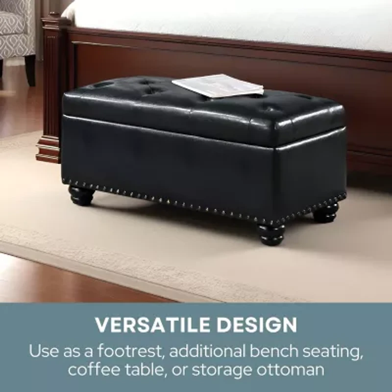 Designs4Comfort 7th Avenue Storage Ottoman
