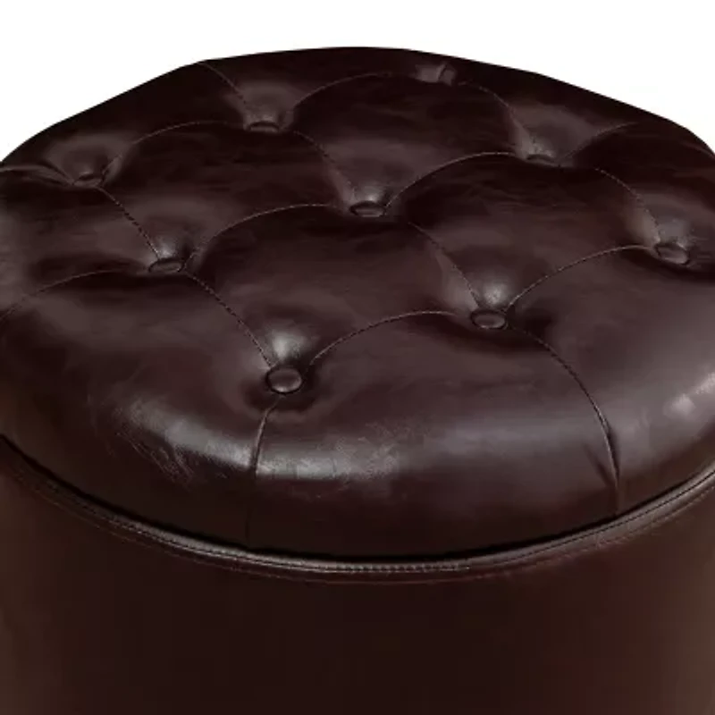 Designs4Comfort Round Ottoman