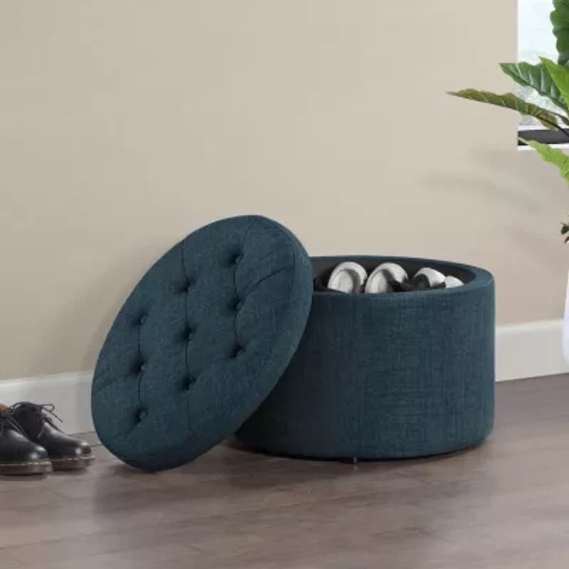 Designs4comfort Round Shoe Ottoman