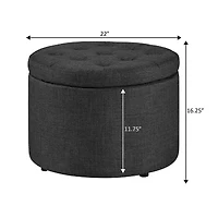 Designs4comfort Round Shoe Ottoman