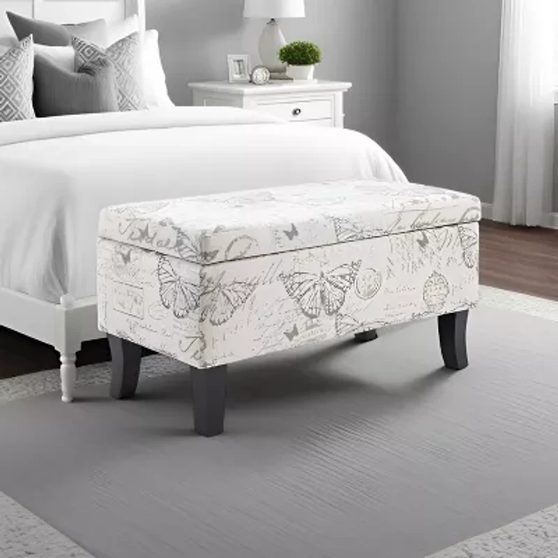 Designs4comfort Storage Lift-Top Ottoman