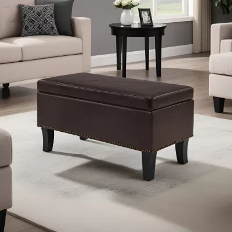 Designs4comfort Storage Lift-Top Ottoman