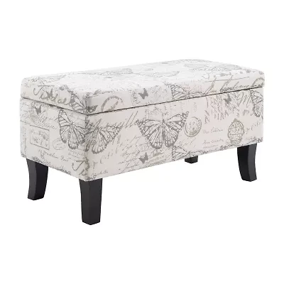 Designs4comfort Storage Lift-Top Ottoman