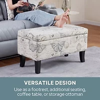 Designs4comfort Storage Lift-Top Ottoman