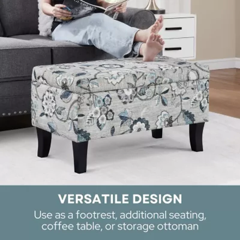 Designs4comfort Storage Lift-Top Ottoman