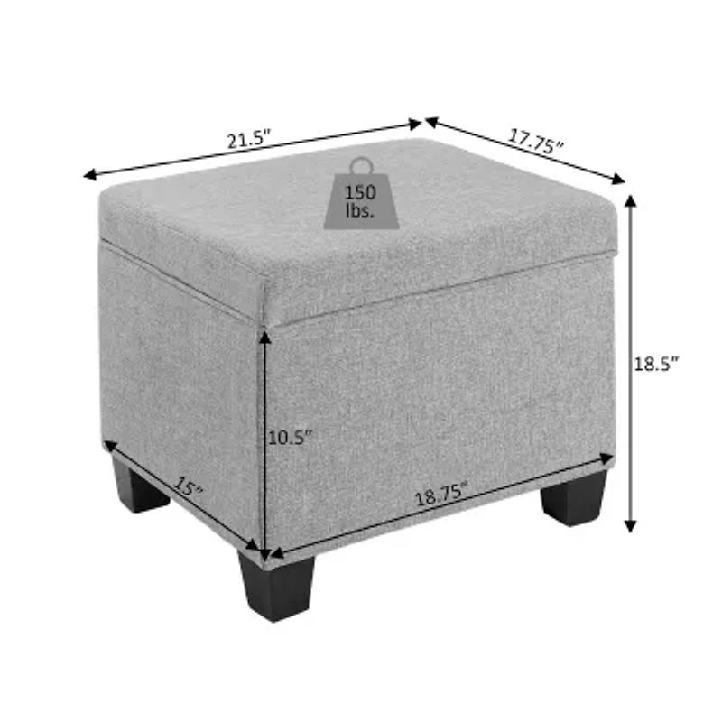 Madison Cushioned Ottoman