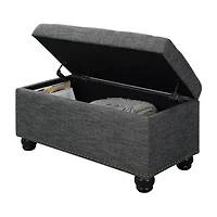 7th Avenue Cushioned Storage Tufted Ottoman