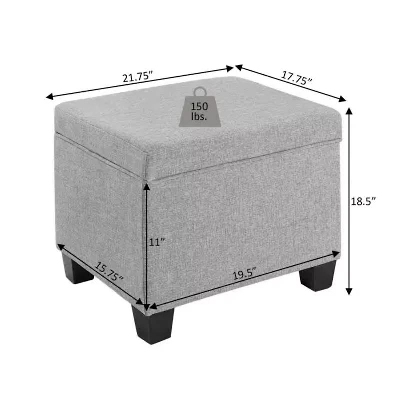 Madison Storage Ottoman