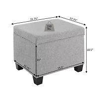Madison Storage Ottoman