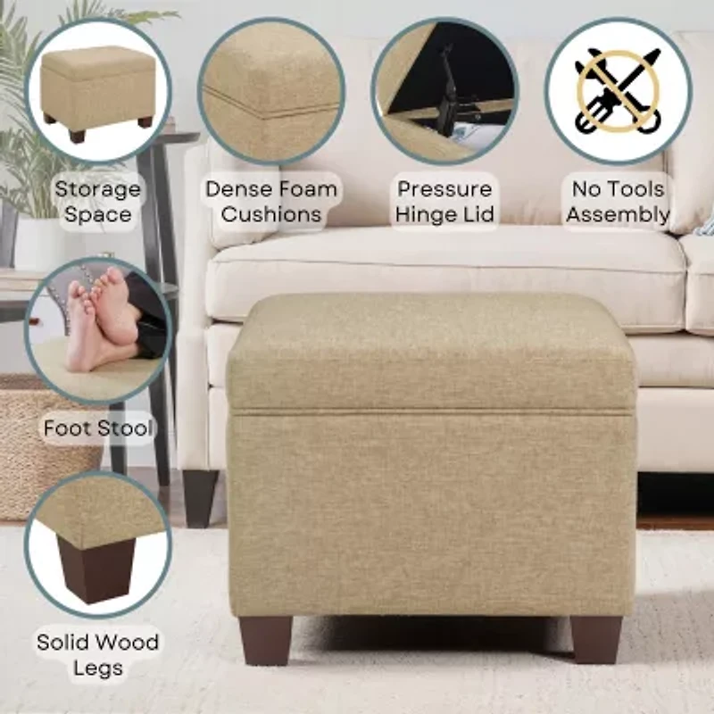 Madison Storage Ottoman
