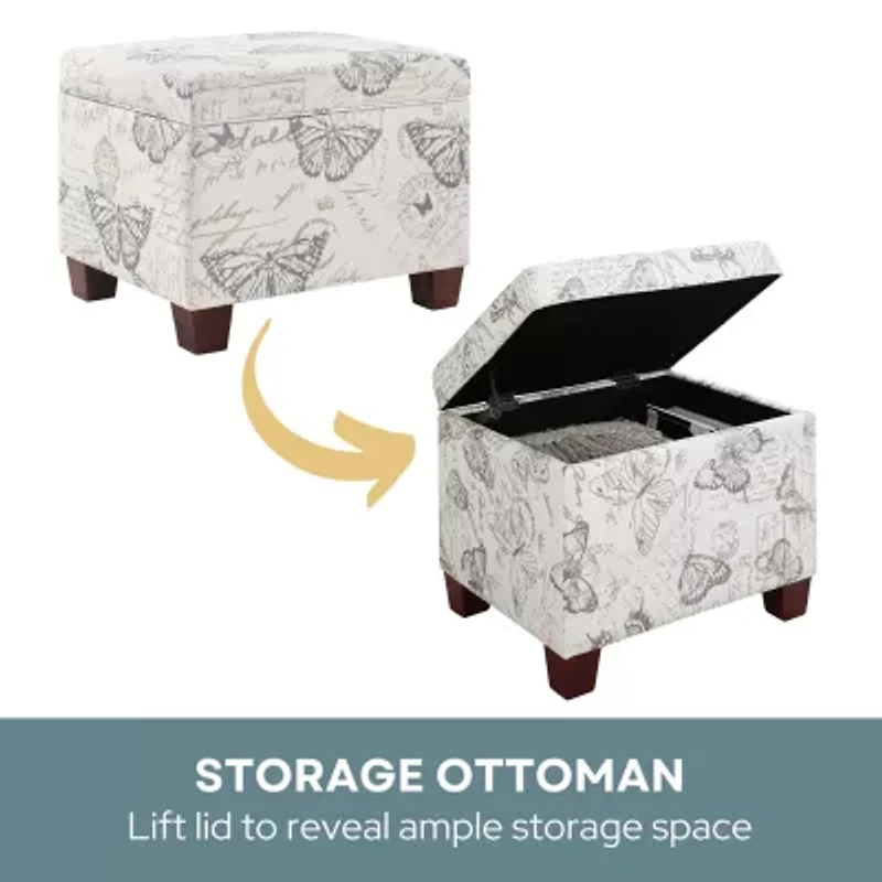 Madisson Cushioned Storage Ottoman