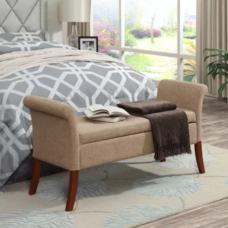 Garbo Tufted Storage Bench