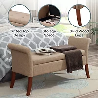 Garbo Tufted Storage Bench